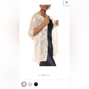 NWT! I.N.C. International Concepts Blush Floral Evening Wrap